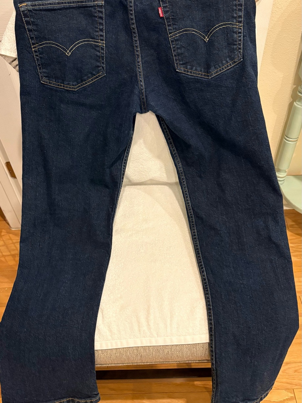 Levi's Men's 514 Slim Straight Jeans - dark color 36 waist 30 length - Picture 3 of 8